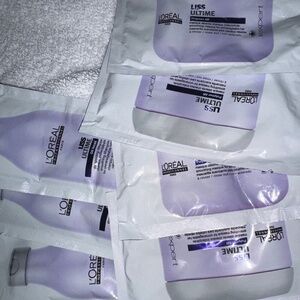 Loreal Serie Expert Liss Unlimited shampoo‎ mask smooth travel sample